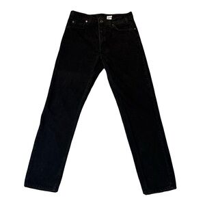 VINTAGE Levi’s mens 33x32 regular fit straight leg 505 Orange tab black jeans